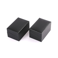 Boîte à Boutons de Manchette de Luxe pour Hommes, Étui à Bijoux Rectangulaire Doublé de Velours, Fermeture Magnétique, Design Tendance pour Cadeaux d'Affaires
