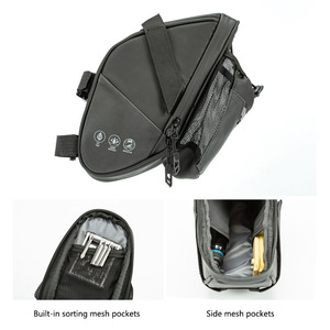 Bolsa para Sillín de Bicicleta con Porta Botella de Agua, Bolsa Multifuncional para Asiento de Bicicleta, Accesorios de Almacenamiento para Ciclismo de Montaña y Carretera - Product Image 3