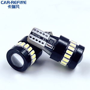 Ampoules LED CARR-EFINE T10 6000K Blanc Ambre W5W sans erreur pour voiture, plafonnier, porte, éclairage de courtoisie, plaque d'immatriculation, tableau de bord, autres applications - Product Image 1