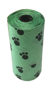 Sacs à déjections canines compostables en amidon de maïs personnalisables, directement de l'usine, sacs poubelles pour animaux de compagnie avec enveloppe PBAT à dégradation totale - Product Image 3