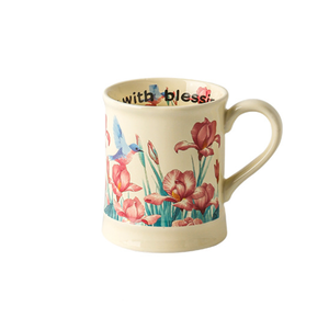 Taza de Cerámica Premium Estilo Pintura al Óleo Retro con Diseño de Campanilla, Taza de Café para <span class=keywords><strong>Mujeres</strong></span>, Hogar y Oficina - Product Image 1