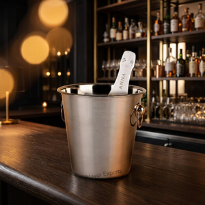 Elegant Stainless Steel for Cooler Bucket Insulated <b>Wine</b> Ice <b>Container</b> 5L Capacity Party Use for Home and Bar Export - Product Image 2