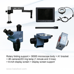 Fabbrica diretta! 36565 Kaisi microscopio cellulare riparazione microscopio digitale 4k microscopio trinoculare composto con supporto per braccio - Product Image 5