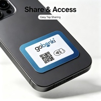 Étiquette NFC pour téléphone Tag215, autocollant NFC étanche avec adhésif