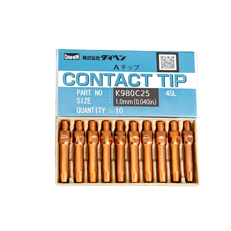 Otc/Daihen Lasaccessoires Cukrzr Contacttip Voor Mig Lastoorts M 6*45*1.2 Contacttips