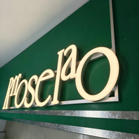 Enseignes lumineuses LED modernes pour bureaux, lettres 3D personnalisées en acrylique, décoration murale, identité d'entreprise, publicité, hôpitaux, écoles