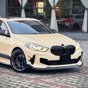 Bmw 1 Series F40 Front Lip Splitter Piano Black Carbon Fiber Texture ABS Body Kit 2019-2024 - Product Image 2