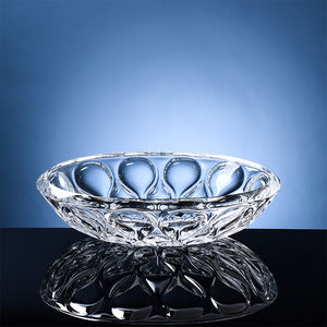 37.8cm Transparent Home Use Party Hotel Restaurant Coffee Shop High Quality Dessert fruit Crystal Glass Bowl - Product Image 1