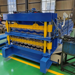 Machine de formage automatique à trois couches pour tôles <span class=keywords><strong>GI</strong></span>, prix compétitif, machine de fabrication de tôles de toiture IBR en fer – Vente chaude - Product Image 4