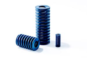 Ressort de découpe rectangulaire bleu HSWL6-40 |   Ressort de compression en <span class=keywords><strong>acier</strong></span> allié, diamètre du fil 3 mm, charge légère, haute résistance à la fatigue - Product Image 4