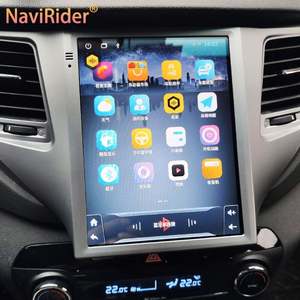 Reproductor Multimedia para Auto de 2 Din con Navegación GPS para Hyundai Tucson 2017 2016, Pantalla Vertical de 9.7 Pulgadas, Estilo Tesla, Android 13, Radio para Auto - Product Image 1