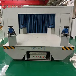 Battery power coal industry rail transport cart with limit switch