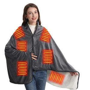 Manta Térmica USB con Batería, Chal Térmico Portátil para Oficina, Manta Eléctrica para Regalar - Product Image 1