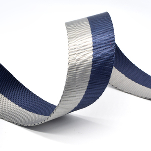 Custom Webbing Strap Tape GRS Certificate Recycled Nylon Jacquard RPET Polyester Webbing for Garments Bags