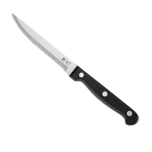 Cuchillo clásico para carne de 4,5 pulgadas con mango de pompón de 3 remaches hecho de acero inoxidable 3CR13 para uso en la cocina desechable ecológico