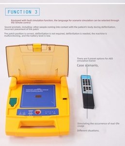 Perangkat simulasi PVC maneken pelatih <span class=keywords><strong>AED</strong></span> Defibrillator eksternal otomatis untuk latihan <span class=keywords><strong>CPR</strong></span> tanpa tegangan tinggi sains medis - Product Image 3
