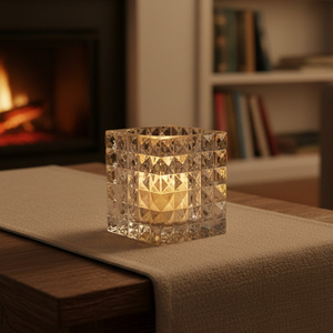 Bougeoirs en <span class=keywords><strong>cristal</strong></span> minimalistes anciens, bougeoirs décoratifs en <span class=keywords><strong>cristal</strong></span> pour la décoration de la maison - Product Image 6