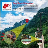 Collier de dressage pour chien Eseek avec GPS, contrôle anti-aboiement, fonction de clôture sonore et télécommande pour la chasse, mode de positionnement GPRS
