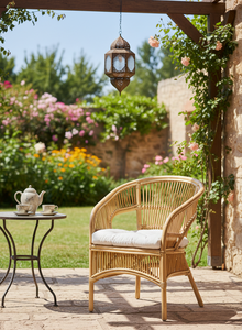 Silla Moderna de Ratán Fabiano Indonesia, Muebles de Exterior Cómodos y Elegantes, Hechos a Mano, Duraderos, de Alta Calidad, Diseño para Villas y Hoteles - Product Image 3