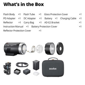 Flash de Estudio Profesional <span class=keywords><strong>GODOX</strong></span> AD300Pro II TTL HSS para Exteriores, 300W de Potencia con Luz de Modelado Bicolor - Product Image 6