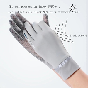 Gants fins de cyclisme <span class=keywords><strong>mitaines</strong></span> de protection solaire d'été pour femmes gants de protection solaire pour femmes gants en soie de glace - Product Image 4