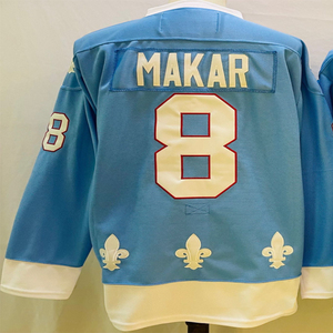 Camisetas <span class=keywords><strong>de</strong></span> Hockey Cosidas para Hombre 00 Griswold  3 Killer  7 Dunlop  8 Makar  8 Selanne  9 Kariya  16 Hanson  16 Hull - Product Image 5