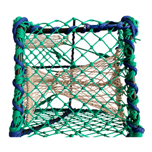 Piège à crabes et à homards en acier durable JINLONG avec cadre en acier et filet en PE pour la pêche en mer - Product Image 3