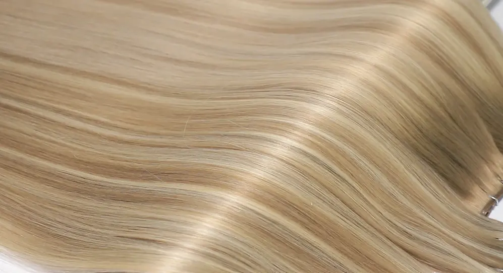2024 Schlussverkauf Top Qualität 100 % menschliches Remy-Naturhaar Kutikuläre ausgerichteter nahtloser PU-Clip in Haarverlängerungen