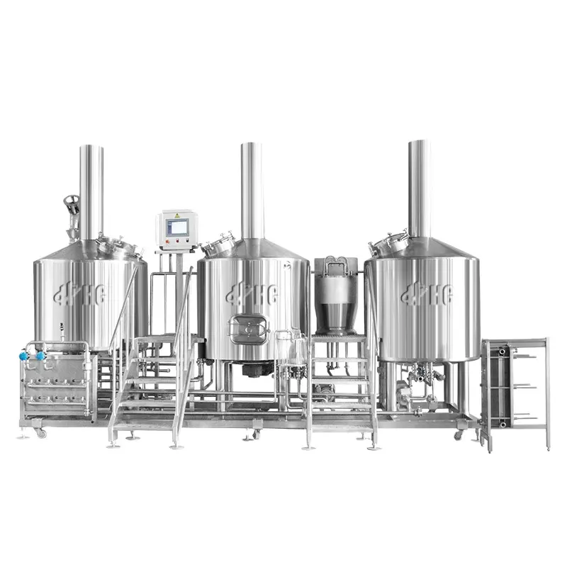 1000L Controllo Automatico La Produzione di Birra Linea di produzione di Birra Commerciale Attrezzature