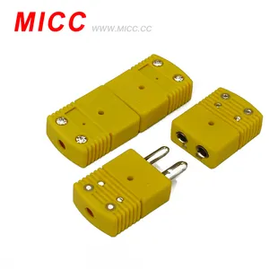 MICC k/n/e/t/j type omega standard thermocouple connector male and female