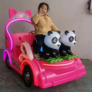 Équipement d'amusement électrique à deux places pour enfants, à quatre roues, sur le thème des contes de fées, grand modèle, pour stand de marché nocturne, en plastique durable - Product Image 5