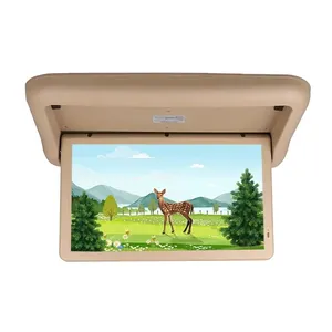 Best selling 22 inch full HD USB luxury business car coach bus caravan motorized roof ceiling LCD tft tv screen monitor