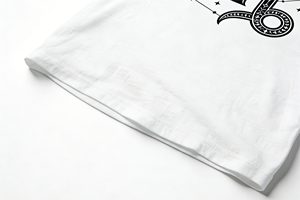 T-shirt da uomo personalizzata 100% cotone a maniche corte, comoda, oversize, casual, con stampa serigrafica grafica zodiaco Capricorno - Product Image 4