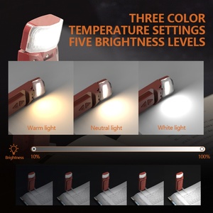Lampe de lecture portable à clipser avec protection oculaire, luminosité réglable, LED, rechargeable par USB, pour la lecture au lit - Product Image 3