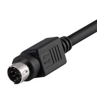 Mini-DIN 6-Pin Stecker-Stecker 1,8m/6ft PVC-Ummantelung Reines Kupfer 3A Schnellladekabel auf Lager für Computer, Drucker, Scanner, Kamera