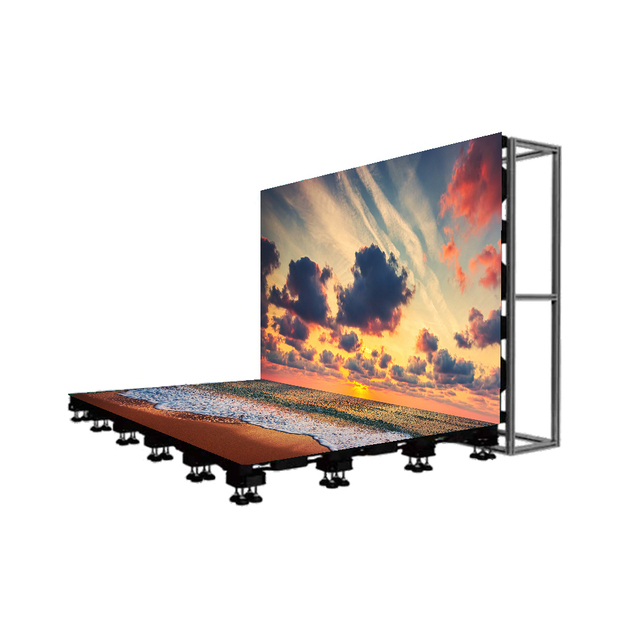 Aquarium Museum Led Floor Tile Screen P2.604 P2.976 P3.914.81mm Indoor Interactive Dance Display