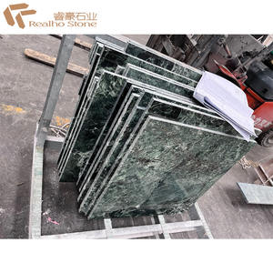 อิตาลีหินอ่อนสีเขียวกระเบื้องเคาน์เตอร์ขัดสีเขียวหินอ่อนสีเขียวตกแต่งบ้านธรรมชาติ Pradas หินอ่อนสีเขียว - Product Image 2