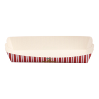 Plateau de papier de repas ovenable de forme personnalisée haute définition