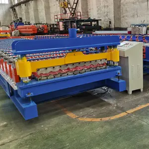 Fornitore della macchina diretta delle mattonelle del rifornimento della fabbrica cinese, rotolo di mattonelle smaltate del tetto del metallo che forma la macchina