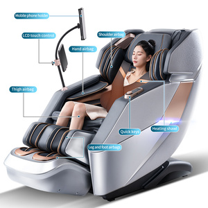 Großhandel 4D <span class=keywords><strong>Massage</strong></span> stühle für den Heimgebrauch, luxuriöser Ganzkörper, Schwerelosigkeit SL-Schiene, voll automatische AI-Sprach steuerung - Product Image 6
