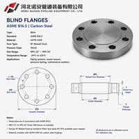 Vente Flash 3/4" # Bride aveugle 150 RF FLG A350 LF2 ASTM A420 GRADE WPL6 ASME B16.5 pour l'industrie pétrolière, gazière, des eaux et des laboratoires