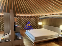 Yourte mongole de haute qualité pour vivre et maison en forme de dôme Igloo pour la famille, yourte de camping en plein air imperméable