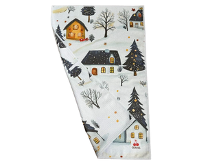 Torchons en microfibre gaufrés super doux et absorbants <span class=keywords><strong>Serviette</strong></span> <span class=keywords><strong>de</strong></span> cuisine à thé cadeau <span class=keywords><strong>de</strong></span> Noël à séchage rapide - Product Image 3