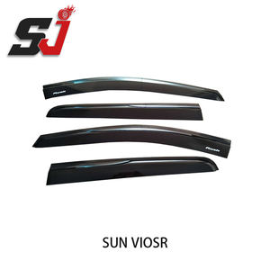 Deflector de visera de <span class=keywords><strong>lluvia</strong></span> para ventana de coche, accesorio de plástico de alta calidad, PMMA, 2,5 MM de grosor, novedad de 2018 - Product Image 3