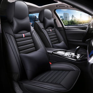 Juego de Fundas para Asientos de Coche de Ajuste Universal en Tela de Cuero, Accesorios Interiores de Lujo para Coche, Compatibles con Toyota, Honda, Mercedes, BMW, Renault - Product Image 4