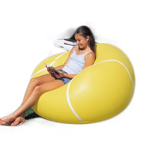 PVC inflatable tennis chair for adult square inflatable chair,inflatable reclining chair