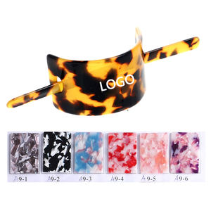 MiDairy acetato acrilico rettangolo forcina per capelli morsetto per donne ragazze CSC0002 - Product Image 1