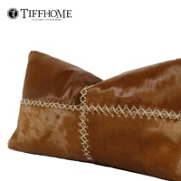Housse de coussin haut de gamme Tiff Home, motif géométrique brodé en crin de cheval, 30*50cm, pour la décoration intérieure - Meilleure vente
