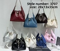 Sac à main décontracté pour femme en cuir véritable haut de gamme, couleur unie, avec fermeture à cadenas, forme carrée, double anse