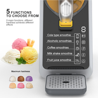 Máquina Eléctrica para Granizados, Máquina Automática para Hacer Helados, Capacidad de 2L, para Uso Doméstico y Comercial, 6 Programas Preestablecidos